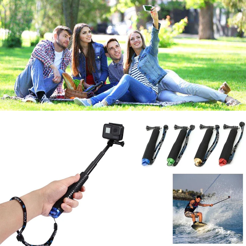 for for Remote Selfie Stick Monopod 4Colors Shutter Underwater Waterproof Selfie Handheld Stick Session