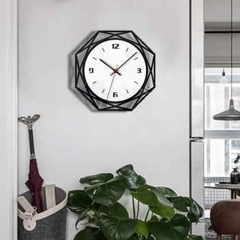 

Wooden Wall Clock- Creative Black and White Transparent Acrylic Wall Clock- Perfect To Decorate Living Room, Bedroom, Office, Ca