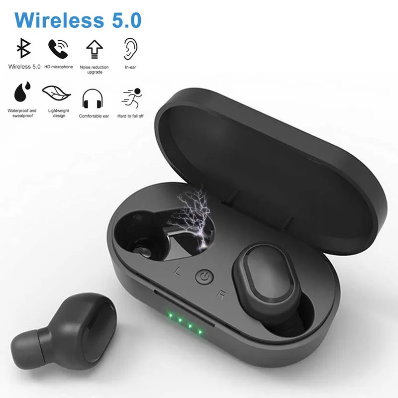 M1 Bluetooth гарнитуры против Redmi Airdots беспроводные наушники 5,0 TWS наушники с шумоподавлением микрофон для IPhone Xiaomi huawei samsung