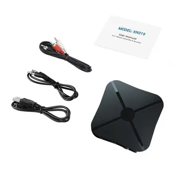 

USB 2 In 1 Audio Transmitter AUX Receiver Wireless Adapter For PC Computer Speaker TV Audio Switch Controller