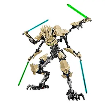 

Star Wars Battle Droid General Grievous With Lightsabers Model Building Blocks Figure Toys For Children