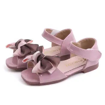 

Hot Summer Kids Girl Shoes Sandals Children Infant Kids Baby Girls Bow Princess Hollow Sandals Shoes Size 26-36