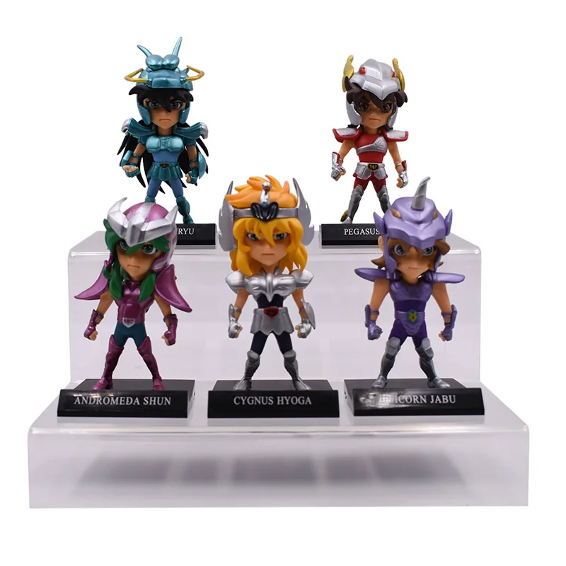 5 шт./компл. аниме Saint Seiya &quotРыцари зодиака&quot ПВХ фигурки Куклы Коллекционная