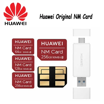 

Huawei NM Card 100% Original 90MB/s 64GB/128GB/256GB Apply to Mate20 Pro Mate20 X P30 With USB3.1 Gen 1 Nano Memory Card Reader