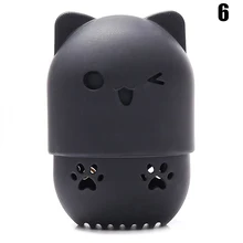 Губка держатель слоеного взбиватель для яиц сухой мягкий силиконовый портативный губчатый смеситель косметическая коробка кронштейн коробка