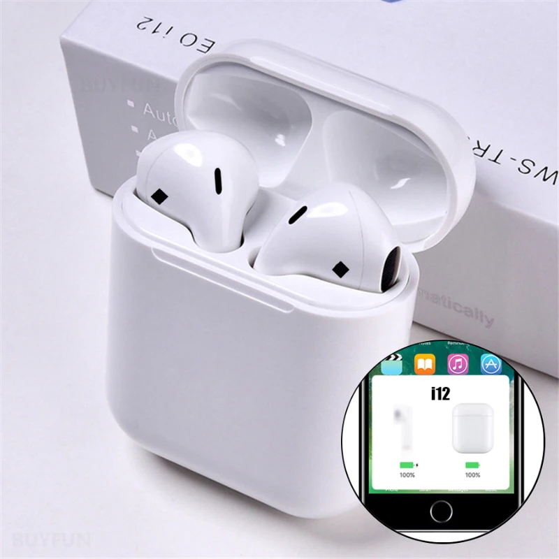 I12 tws всплывающие bluetooth-наушники Беспроводные сенсорные наушники-вкладыши i11tws