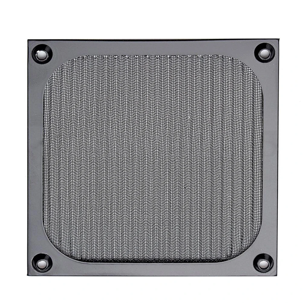 120mm PC Computer Fan Cooling Dustproof Dust Filter Case Aluminum Plastic Nylon Grill Guard