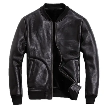 

Leather Jacket Men Sheep Shearing Winter Coat Men Korean Plus Size Baseball Jacket for Mens Clothing 2020 Casaco 6-908 YY967