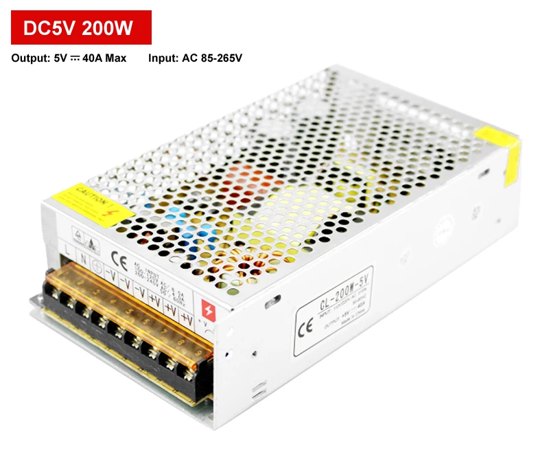 220v AC to DC 5v Power Supply for Led Strip 5 V Smps Source Switching Power Supply 5V 2a 3a 10a Transformer Led Driver