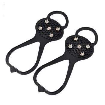 

Sneaker Accessory 5 Teeth Ice Gripper For Shoes Non-slip Crampons Ice Gripper Spike Grips Cleats For Ice Snow Climbing Hiking