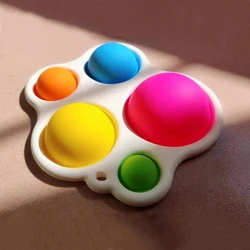 Tablero de ejercicio Montessori para bebé, juguete colorido para niños, rompecabezas de sonajero, juguetes inquietos, juguetes de inteligencia para educación temprana