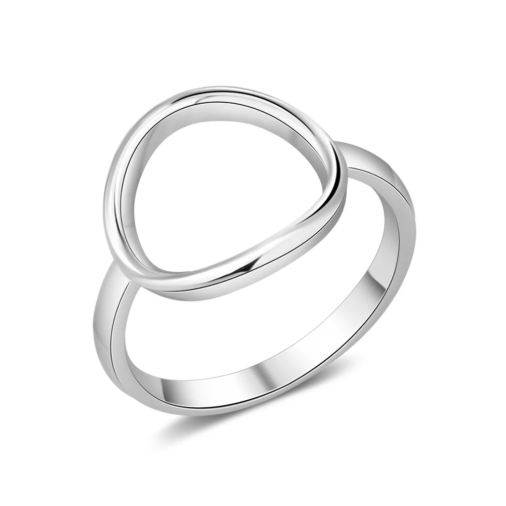JewelOra, женские 925 пробы, серебряные кольца, музыкальная нота/Детские ноги/океанские волнистые кольца, ювелирные изделия, модный стиль, подарок для девушки - Цвет основного камня: R3765