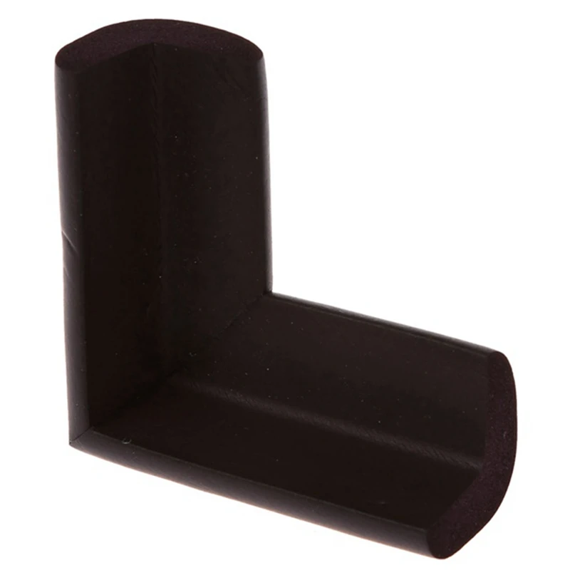 4pcs Child Baby Safety Desk Table Edge Cover Guard Corner Protector Cushion light brown
