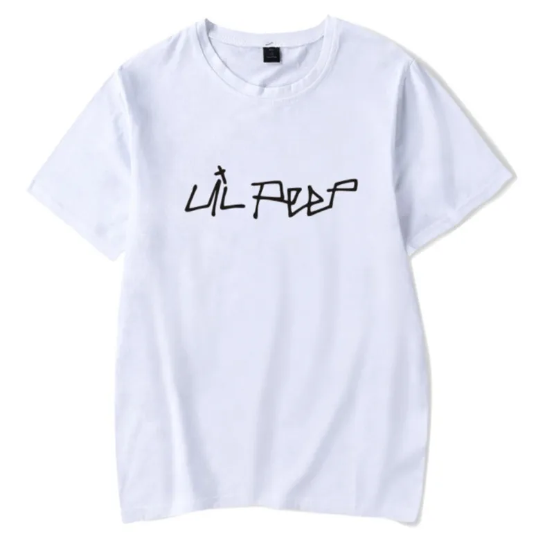 Новинка, Lil, Пип футболки, мужские, хлопок, короткий рукав, Круглый ворот, бренд, хип-хоп, повседневные, европейские размеры, черные, белые, женские летние топы, уличная одежда