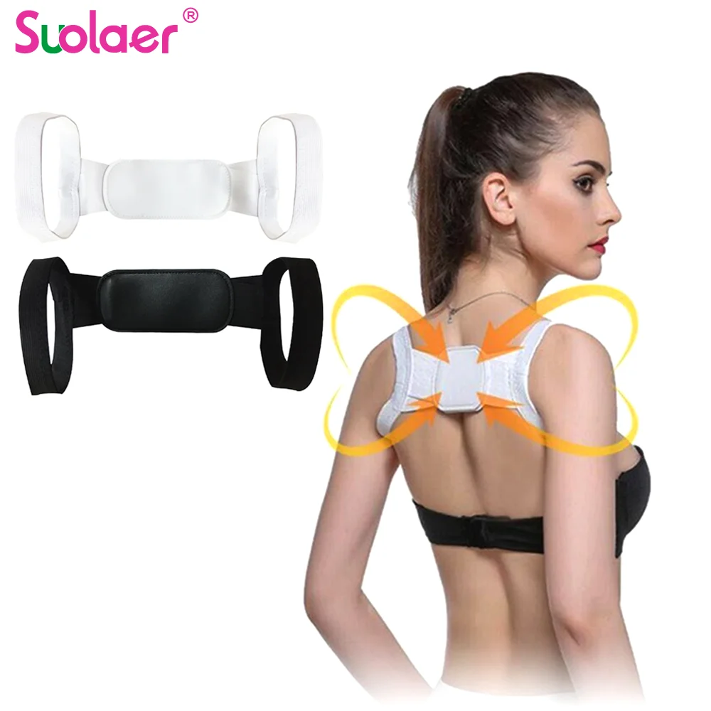 Регулируемый терапевтический Корректор осанки поддержка плеч бандаж для спины