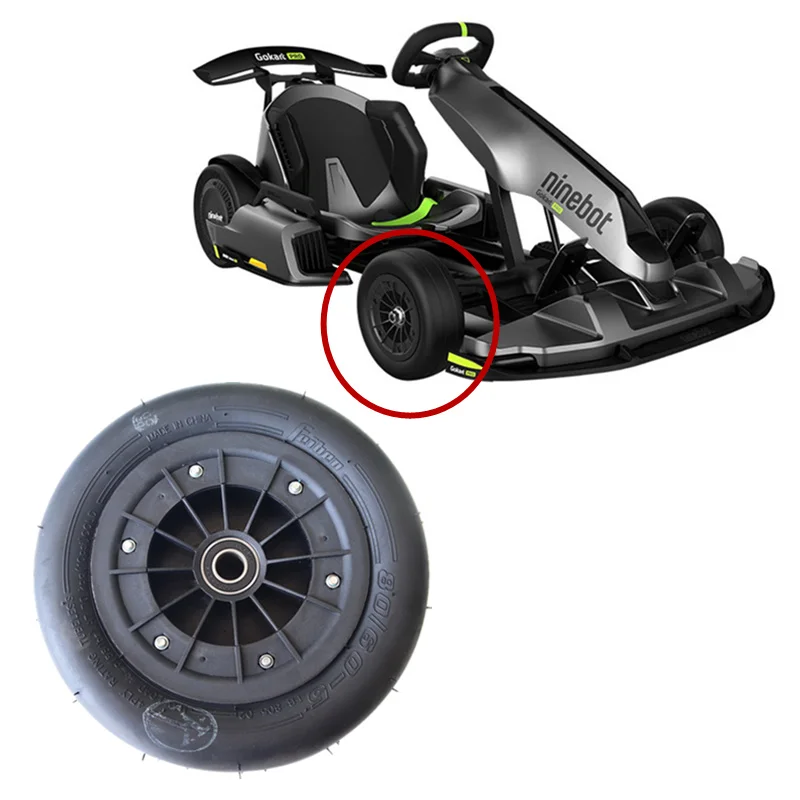 ALWAYSME Go Kart Solid Wheel, Replacements Parts For Segway Ninebot Electric Go Kart Or Other Similar