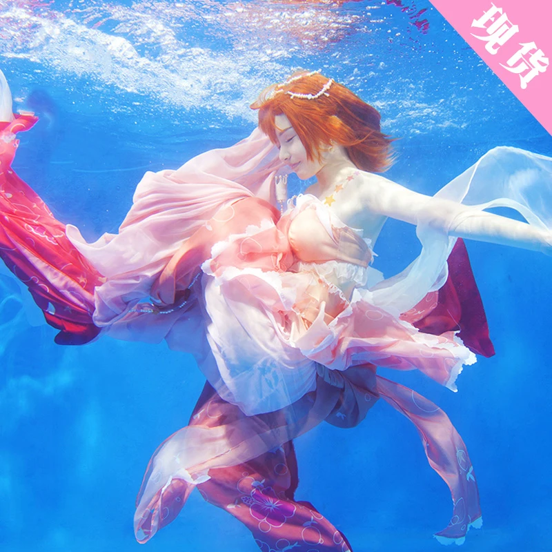 Аниме! Платье для косплея Love live Mermaid Awaken язава Нико аясе Эли Сонода Уми Тохо Нозоми