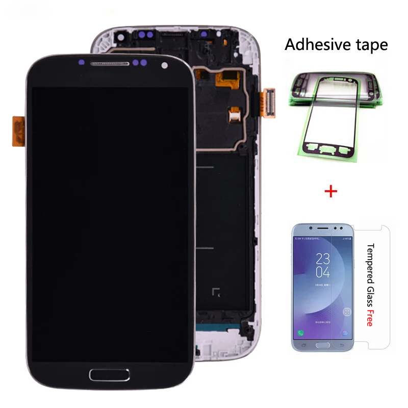 ЖК-дисплей для Samsung Galaxy S4 сенсорный экран GT-i9505 i9500 i9505 i9506 i9515 i337 дигитайзер в сборе