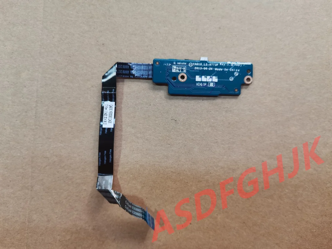 Per Dell Precision M4800 Media Button Board Led Con Cavo Ls-9773P Tesed Ok