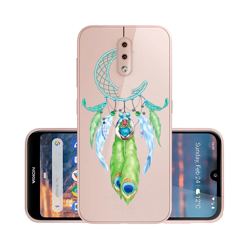 W027 Прозрачный чехол для nokia 4,2 3,2 2,2 чехол мягкий силиконовый DIY окрашенный Funda для nokia X71 чехол Coque Bumper nokia 3,2 nokia 4,2 - Цвет: W027
