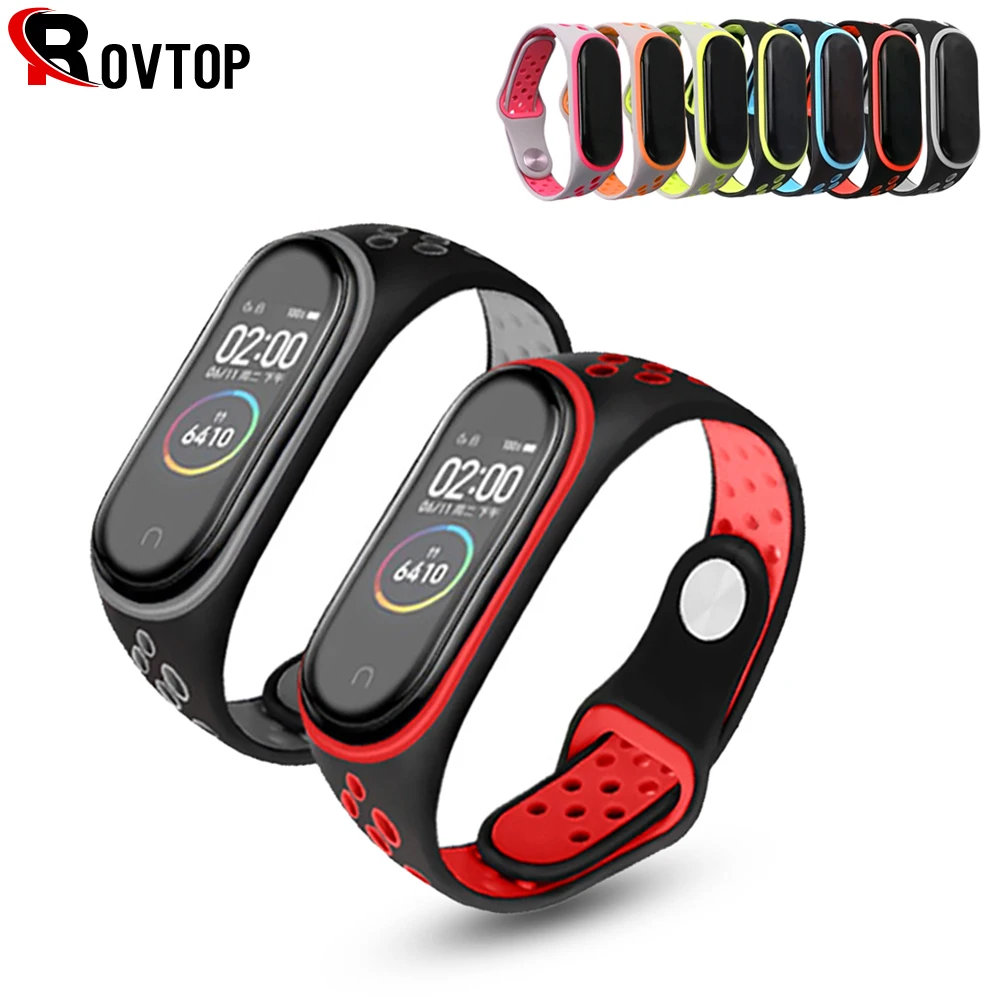 Сменный Браслет для Mi Band 4 силиконовый ремешок 3 Xiaomi спортивный на запястье
