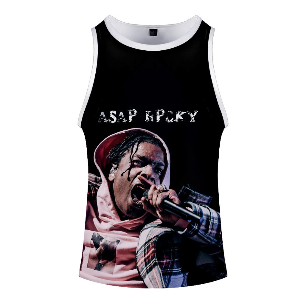 ASAP ROCKY Together майки повседневные с принтом каваи без рукавов Женская одежда горячая Распродажа Kpops плюс размер 4XL