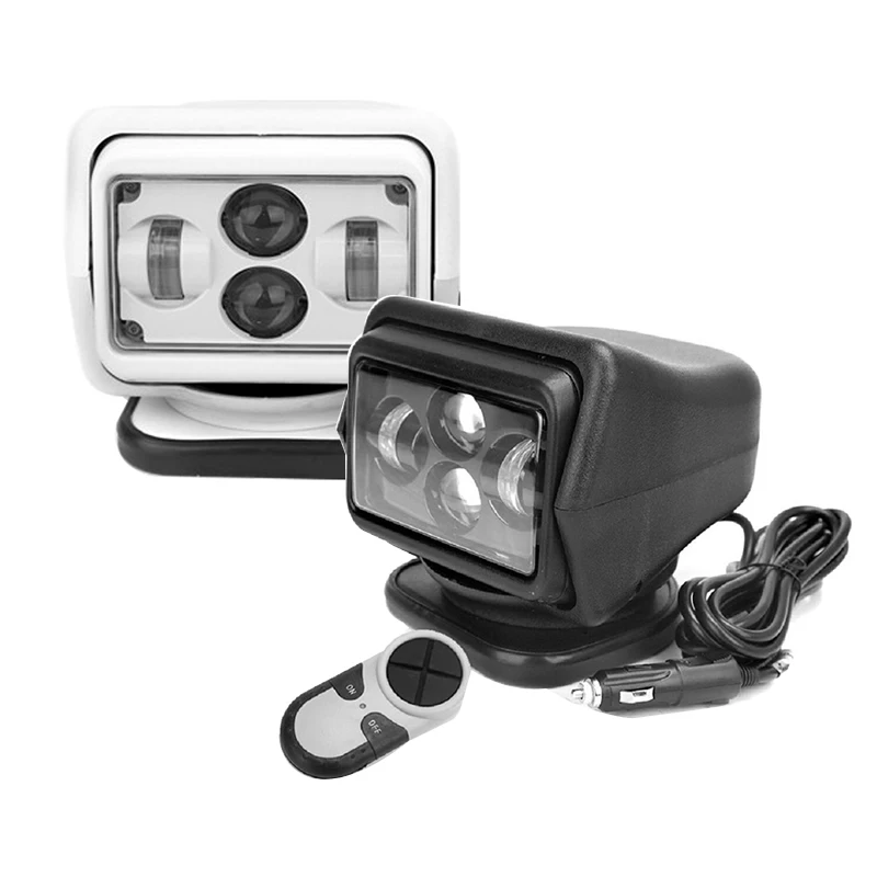 

1 шт. Беспроводной 60 Вт светодиодная фара дальнего поиск светильник морской поиск светильник с устройством дистанционного управления светильник для охоты/лодки для бездорожья