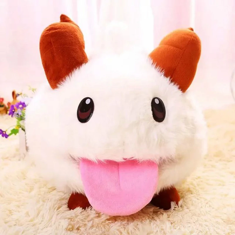25cm League of Heroes Ice and Snow Festival Lol Dolls Poro Plush Toys Customized Soft Cute Game Baby Toy | Игрушки и хобби