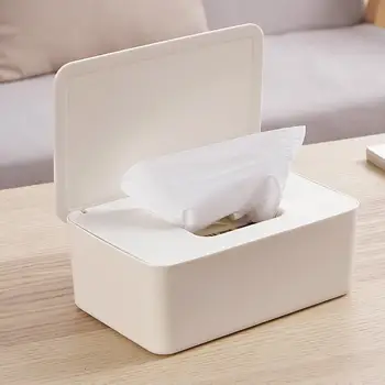 

New Car Plastic Tissue Box Holder Kitchen Storage Box Office Home Organizer Table Tissue Box With Phone Shelf