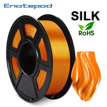 

3D printer Filament SILK 1kg /2.2lbs Tolerance +/-0.02mm 1.75mm Filament tangle free 100% no bubble With Fast Delivery