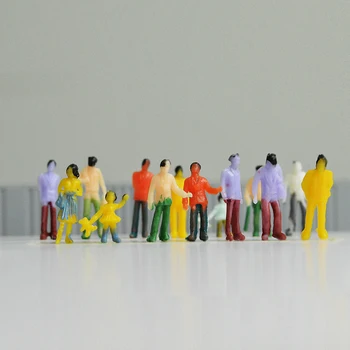 

1:100scale model color people for diorama model building scenery making 1:150 model figure 1:200 tiny figure 1:300 miniature man