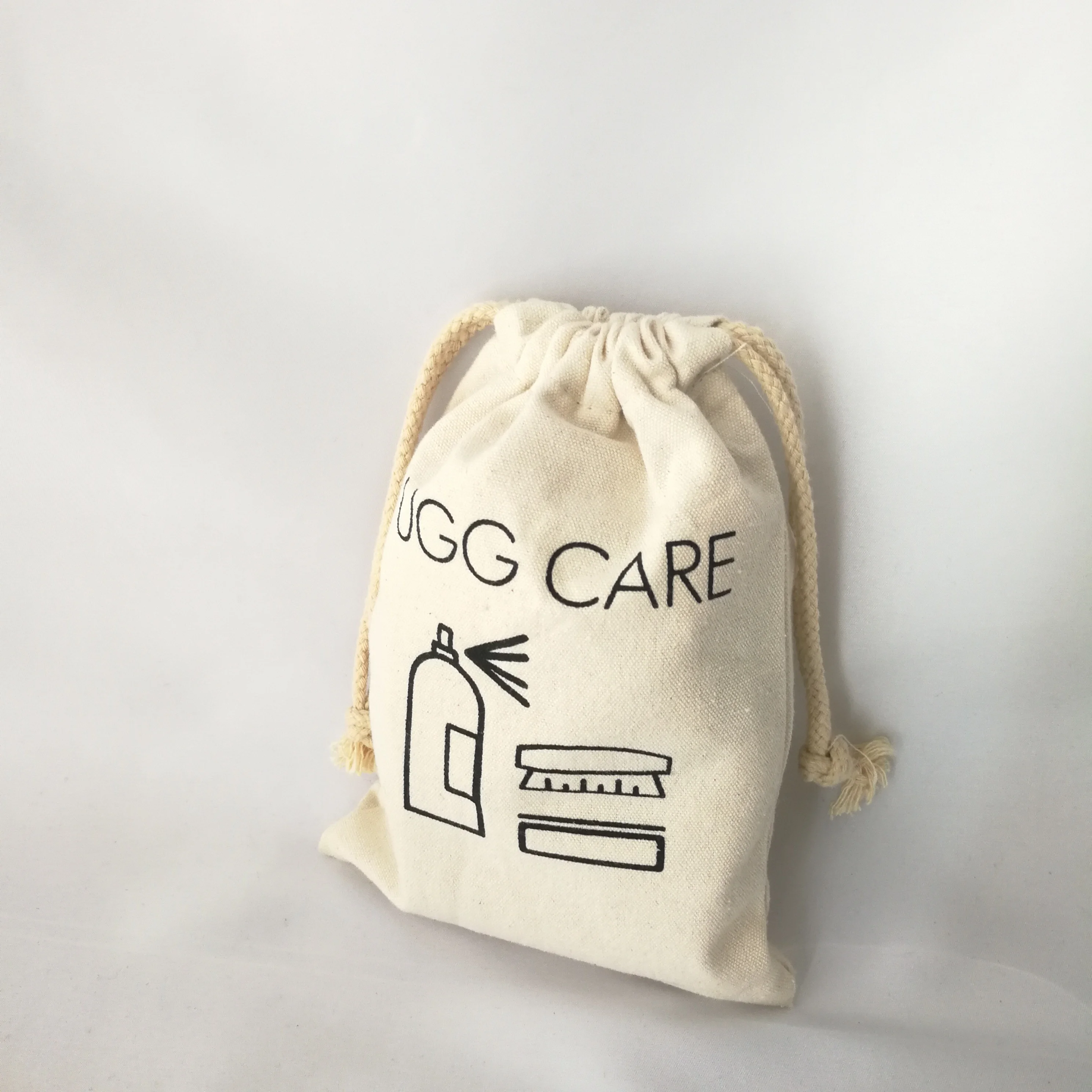 

Custom Logo Drawstring Gift Bags Cotton Linen Makeup Packaging Travel Pouch Christmas Halloween Party Favor Treat Bag 500pcs/lot