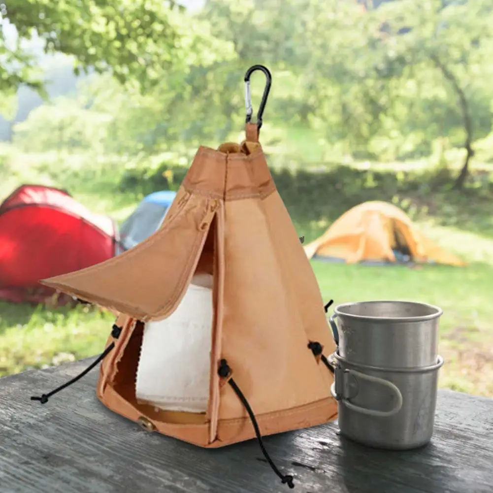 Outdoor Camping Zelt Ethnische Stil Toilette Papier Lagerung Halter & 