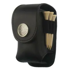 Портативный кожаный мяч для мини-гольфа держатель для сумки кисета поясная сумка-карман инструмент для улицы