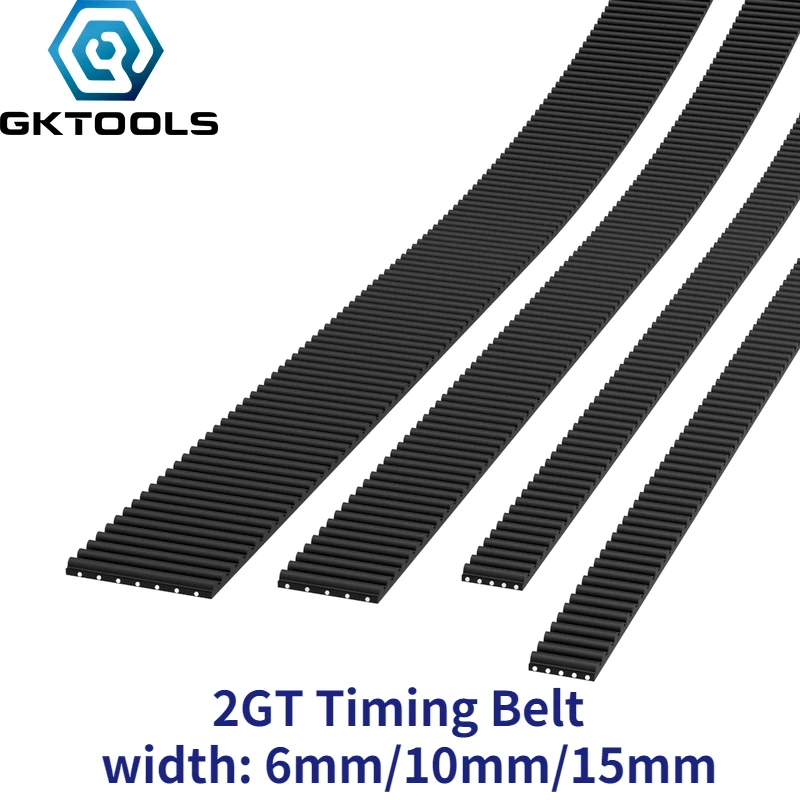 Ремень ГРМ GKTOOLS GT2-6mm / 10 мм открытый ремень 5 м/10 м // 20 м/50 м/лот GT2 резиновое