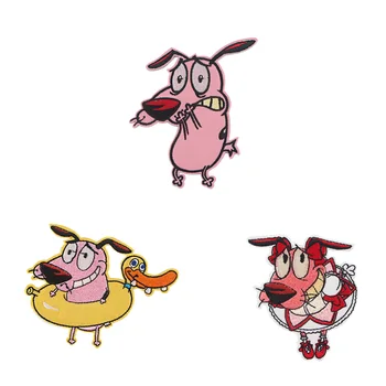 

20pcs/lot A3922 Patchfan Cartoon Lovely Dog Iron on Embroidered Cloth Patch For Girls Boys Clothes Stickers Apparel Accessories