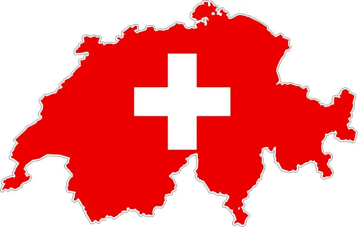 

Наклейка на автомобиль мото карта флаг виниловая внешняя Наклейка на стену macbbook Швейцария