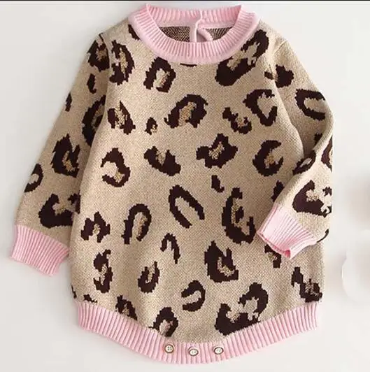 pink beige Одежда для новорожденных; осенне-зимний комбинезон; женская кукла для маленьких девочек; хлопковый комбинезон с длинными рукавами и воротником; вязаный специальный детский комбинезон - Цвет: pink beige