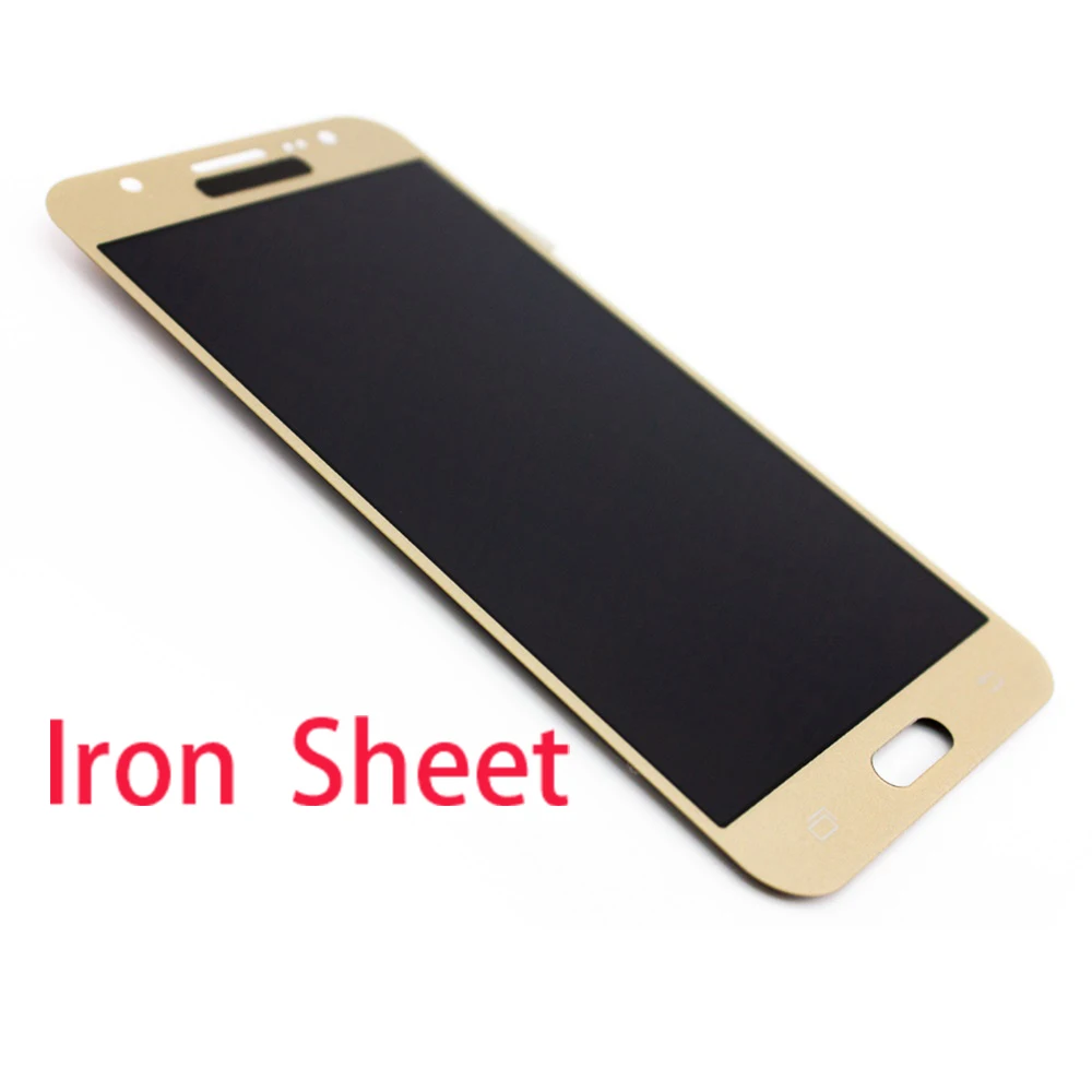 GOLD Iron Тест Замена samsung Galaxy J5 J530 J530F J530M lcd аналогичный AMOLED дисплей кодирующий преобразователь сенсорного экрана в сборе регулировка - Цвет: GOLD Iron