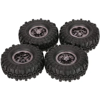 

4Pcs AX-4020F 1.9 Inch 110mm Rock Crawler Tire Wheel with Solid Beadlock Wheel Rim for 1/10 Traxxas AXIAL RC4WD TF2 RC Car