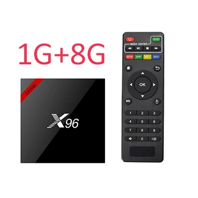 X96 S905W Android 7,1 Smart tv Box Amlogic S905W четырехъядерный Android 7.1.2 1 Гб 2 Гб ram 2,4G WiFi 4K HD X96 S905W телеприставка - Цвет: 1GB RAM 8GB ROM