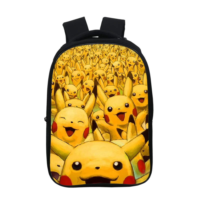 Рюкзак Пикачу Для мужчин 3D принт Покемон рюкзак Sac A Dos Kawaii Тетрадь, школьные рюкзаки для девочек-подростков, plecak рюкзак
