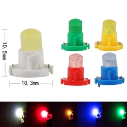 Becinsee – ampoule LED T4 T4.2 12V 0.5W, 10 pièces, indicateur lumineux de tableau de bord de voiture, voyant d'avertissement, Instrument de lecture, lampe, accessoires automobiles 