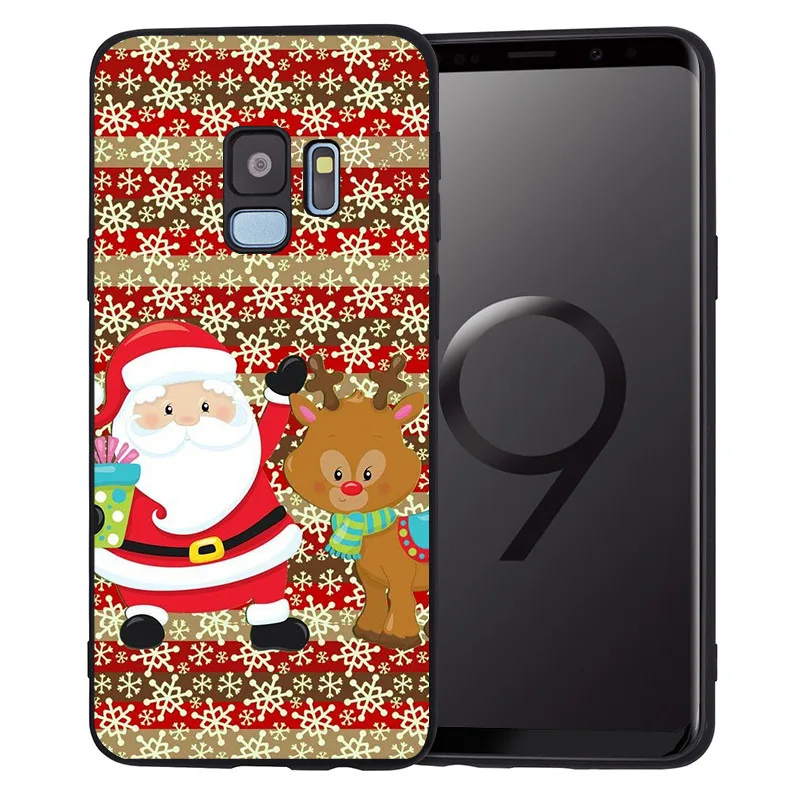 Счастливого Рождества для Samsung Galaxy S6 S7 край S8 S9 S10 Plus Note 8, 9, 10, A30 A40 A50 A60 A70 M10 M20 чехол для телефона etui