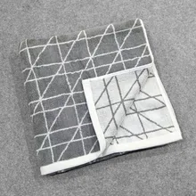 Импортные товары; Северной Европе-Стиль INS-Стиль Ванна Полотенца B& B простые двойные сторонняя с петельным ворсом; плотные Половик