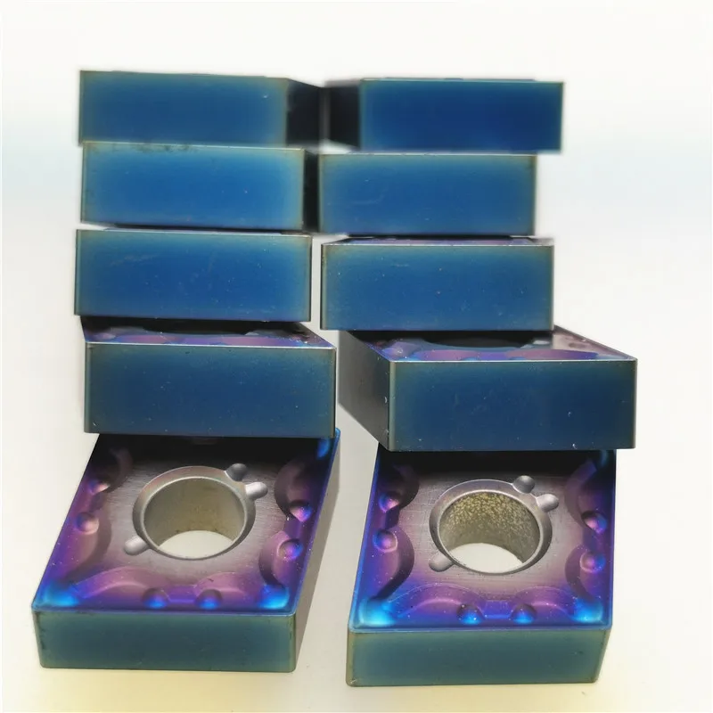 

20PCS CNMG120404 Nano blue coating Carbide Insert Turning Tool Turning Milling Cutter CNC Cutting Tool Slot Cutting CNMG 120404