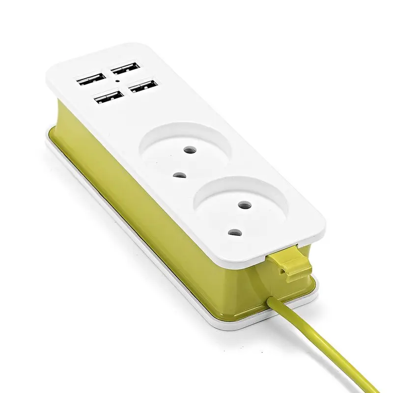 Штепсельная Вилка европейского стандарта usb розетка Электрическая защита