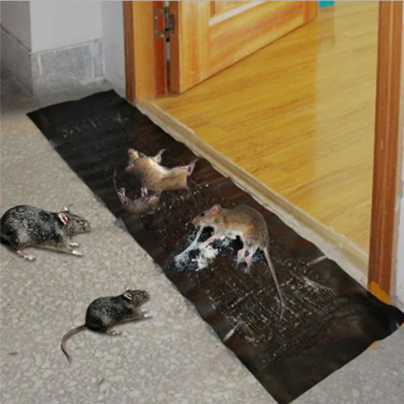 

Black Sticky Mouse Board Super Strong Home Mousetrap Non-Toxic Pest Control Mouse And Cockroach Paste Sticky Board