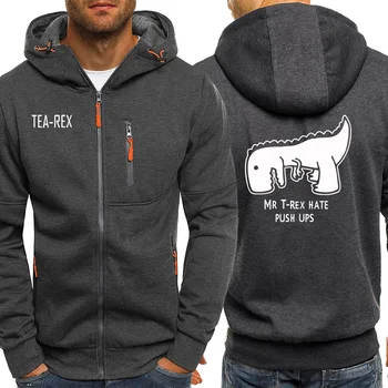

Hot Sale Spring Autumn Hoodies Sweatshirts Tea Rex Outdoor Fashion Tracksuit Fleece Coat Male Hoodie Zipper Casual Mens Jacket