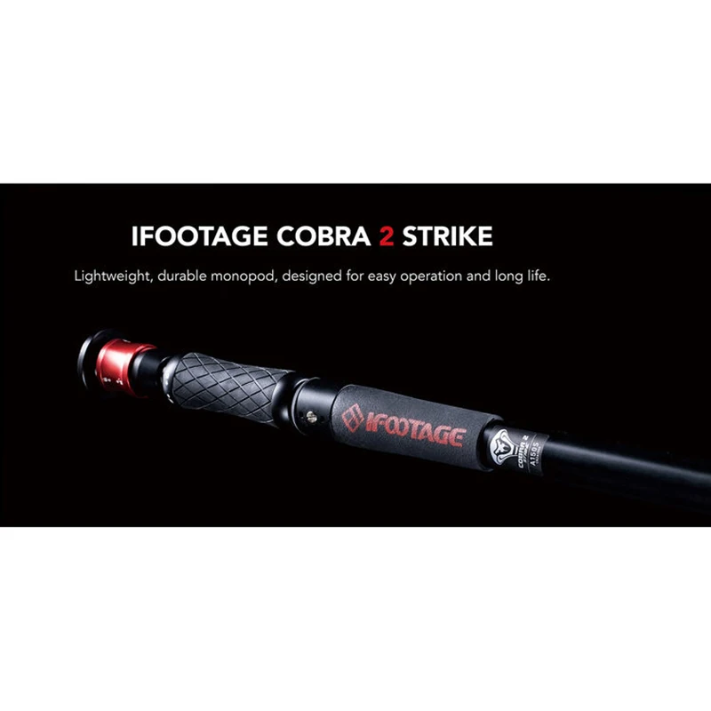 Ifootings COBRA 2 Strike камера монопод 8 кг медведь портативный DSLR Видео монопод с настольной ножкой штатива для Canon sony Nikon камера